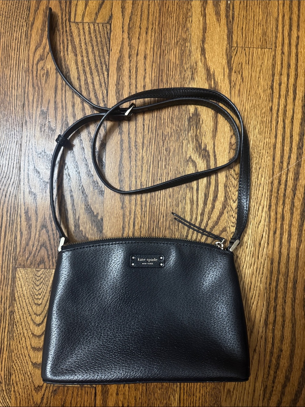 Kate Spade New York Black Pebbled Leather Crossbody Bag Grove Street Millie